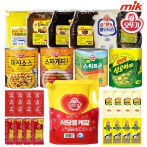 오뚜기 오쉐프 마요네즈 케찹 3.2kg 외 소스 박스단위 모음[골드마요/허니머스타드/데리야끼/불고기]