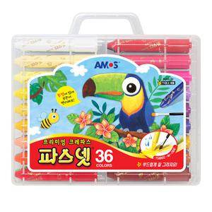 아모스 파스넷 크레파스 36색