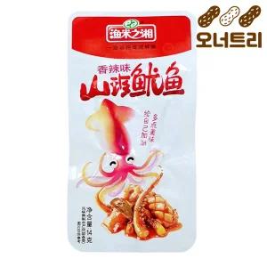 양념오징어 향라맛 14g 산진우어 향라웨이 중국 마라 간식 틱톡 음식 안주