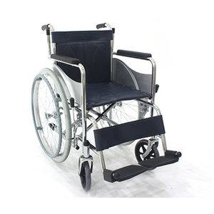 대세엠케어 병원용 스틸 휠체어 링겔대꽂이 통타이어 K102