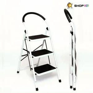 샵100 접이식 사다리 3단 가정용 A형 이동식 계단 안전 광폭 발판 튼튼 2단,3단,4단