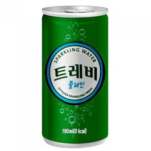 [롯데칠성음료] 트레비 플레인 190ml x 90캔