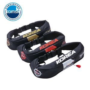 블랙마린 자동팽창식 허리벨트형 바다 선상 낚시 해양수산부 구명조끼