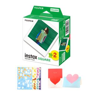 인스탁스 스퀘어필름 20장+선물SET / 스퀘어카메라 사진 인화지