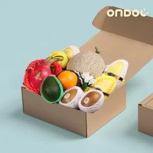 [온도씨]종합과일선물세트 3호(메론+망고+용과+아보카도+키위+오렌지/총3.6kg내외)