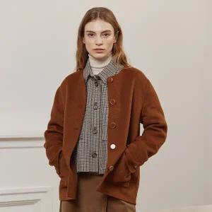 [더핸드메이드]라운드 핸드메이드 자켓 _V