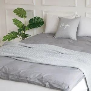 [갤러리아] 순면 토퍼커버 요커버 (그레이) 160x215 cm