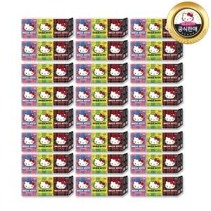 헬로키티 휴대용 포켓티슈 (3겹 10매 6개 x 24팩) 총 144개 홈스웰
