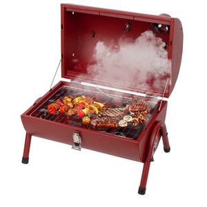 꾸버스 카고 그릴 레드 훈제 직화 바베큐 휴대용 캠핑용 야외 BBQ 화로