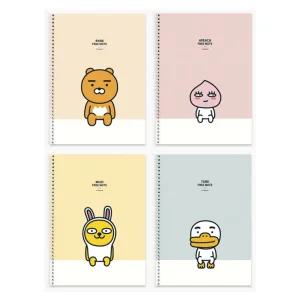 카카오프렌즈 무선 스프링 연습장 프리 노트 1권(랜덤)