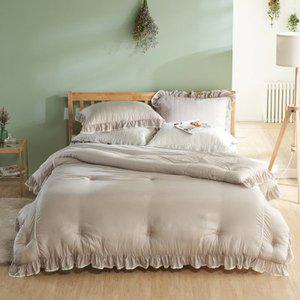 [텐바이텐]아밍 란타나 모달 프릴 차렵이불 Q 베개세트