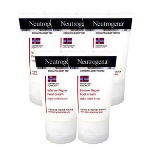 뉴트로지나 인텐스 리페어 풋크림 56g 5개