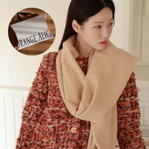 [선물포장] 오렌지앨리스 목도리 캐시미어 여자 남자 커플 울 숄 머플러 