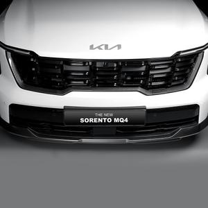 더뉴 쏘렌토 MQ4 튜닝 그릴가니쉬 커버 블랙 카본 몰딩