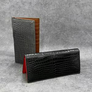 더퀴르 남자 명품 리얼 악어가죽 장지갑