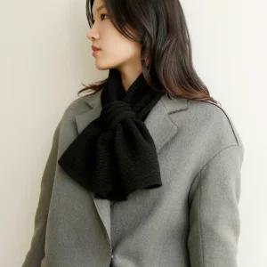 [러쉬룸/폴엔나나/울봉봉] 캐시미어감촉 램스울100목도리 니트 쁘띠미니 숏머플러 남자여자커플스카프 브랜드선물추천