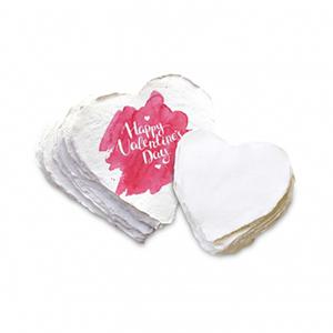 카디 100% 코튼페이퍼 수제지 H7W 하트 210g 70X70mm