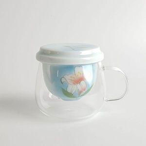 하늘꽃 유리머그다기 티포트 400ml W41BF9A