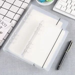 바인더 노트 두꺼운 스프링 모눈 종이 무지 줄 코넬 필사 필기 미니 A6 A4 B5 방안