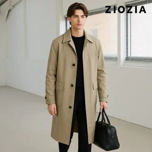 [지오지아] 히든버튼 발마칸 트렌치코트 (AEC1CG1103)