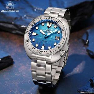 세이코 남성용 나무 원목 우드 크로노그래프 시계 ADDIESDIVE 3D 딥 다이브 기계식 사파이어 NH35A 오토매