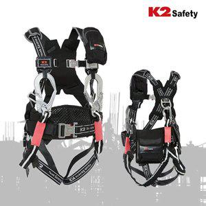 [K2세이프티] K2 Safety KB-9503(Y) 전체식 안전벨트 일체형 더블 안전그네