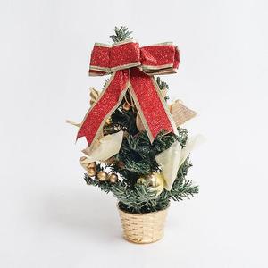 [OFLP9556]트리 장식 리본 18cm 레드