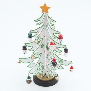 [OFLP950O]십자 나무 탁상트리 25cm 화이트