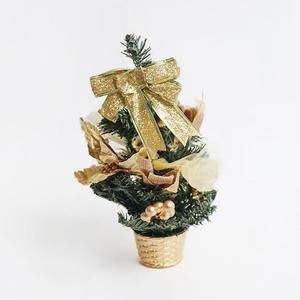 [OFLP954T]트리 장식 리본 10cm 골드