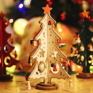 [OFLP9466]십자 나무트리 화이트 25cm