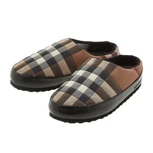 [롯데백화점]버버리 남성 체크 나일론 램스킨 슬리퍼 8050305 MF TNR NORTHAVEN M CHK A8894