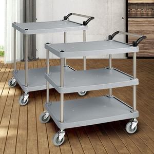 에이치플러스몰 플라스틱써빙카트 웨건 왜곤 주방음식 무빙 업소용 카 서빙카트 식당카트