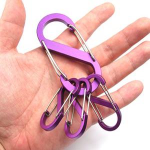 양방향 S형 카라비너 대형 퀵링크 원터치 캠핑고리 8종