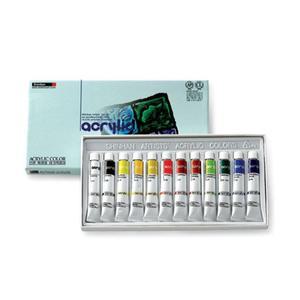 [RG88RQ85]신한 아크릴물감 7 5ml 12색 붓 아크릭물감