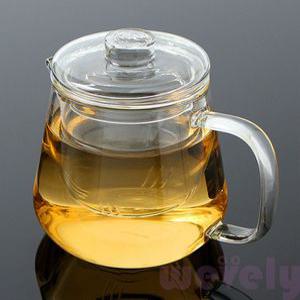 위블리 내열유리 차포트(850ml) 유리찻주전자 티주전자 차내리는주전자