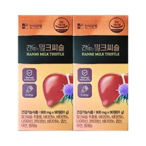 한미양행 간에는 밀크씨슬 900mg x 90정 2개 / 써클