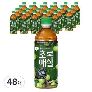 초록매실 제로 간식 음료 500ml 48개