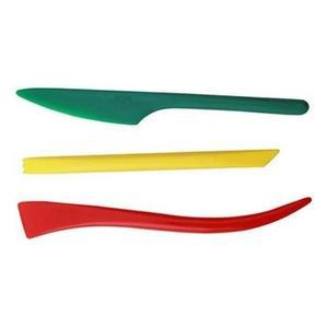 [RG69OQ2Q]이야코 점토칼 주걱 3종셋트 40652 만지락 유토