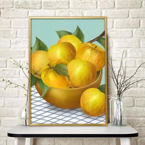 [RG1M416R]사과그림 액자 A3 2APP4 풍수그림 돈들어오는