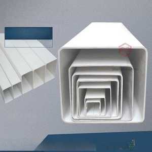 PVC 각관 각파이프 건축자재 플라스틱 직사각 덕트 오수관 배수로