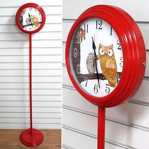 [RG965920]GB6076 무소음부엉이단면 스탠드시계 한국