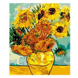 [RG5O03RQ]DIY명화그리기 페인팅 고흐의 해바라기화병