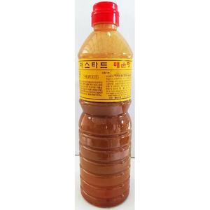[XBJ705OO_47]머스타드소스 매운맛 맛샘 1k 머스타드소스소스