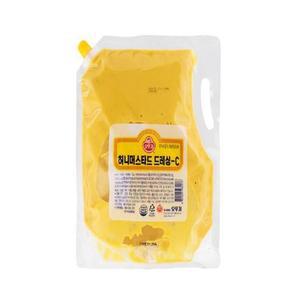 [XBJ507N2_47]허니머스타드드레싱 오뚜기 2Kg X6개