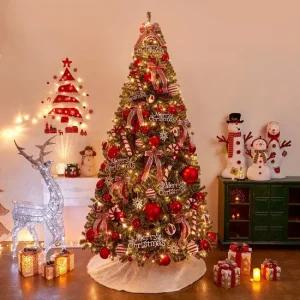 300cm 해피 롤리팝 스카치 눈꽃 트리풀세트 전구포함