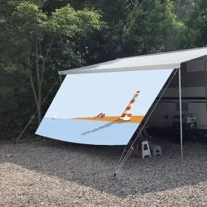 등대해변 감성 사이드월 카라반 사이드월 어닝 사이드