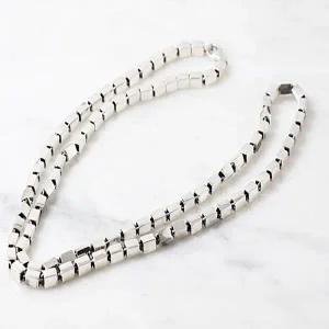 [차차실버]카리나 3mm 은목걸이 남자 여자 실버 체인 선물 커플 부모님생신 데일리 10돈목걸이