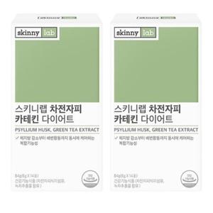 스키니랩 차전자피 카테킨 다이어트 14포 x 2박스