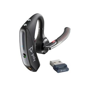 HP POLY 플랜트로닉스 보이저 5200 UC 충전케이스 동글포함 블루투스 모노 헤드셋