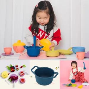 캐스비 데이지스쿨 주방놀이 식기모형 조리도구 싱글키친 소꿉장난감 역할놀이 PP 플라스틱
